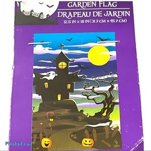 Happy Halloween Outdoor Garden Flag 12.5” x 18”